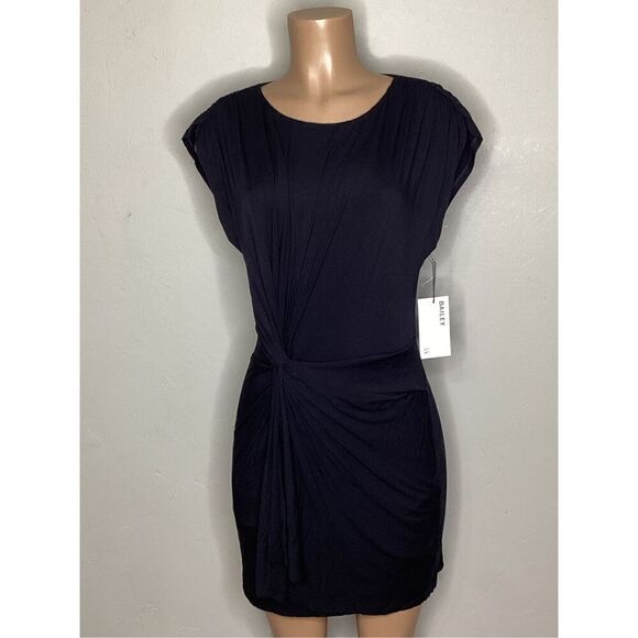 New. Bailey 44 black twist dress. Small. Retails $178 - Picture 2 of 8